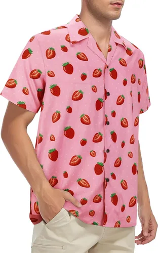 Miniatura 39 de Camisa hawaiana para hombre, con estampado floral, cómoda, con botones, casual, manga corta, ropa de playa para hombre
