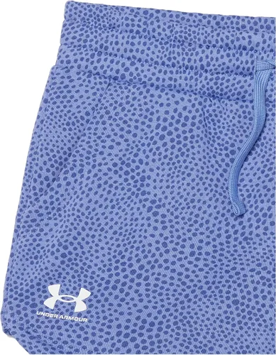 Miniatura 2 de Under Armour Pantalones cortos Rival con estampado polar para niña