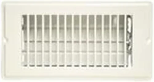 Miniatura 3 de DANCO Registro de piso de acero de 4 x 10 pulgadas con caída de 1-5/16 pulgadas, blanco, 1 paquete (62070)