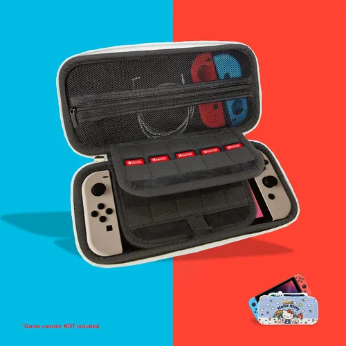 Miniatura 4 de Sonix x Sanrio Carrying Case for Nintendo Switch 1, Protective Travel Case Good Morning Hello Kitty
