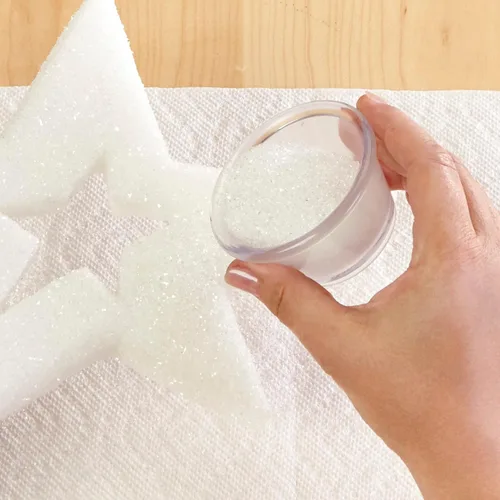 Miniatura 4 de FloraCraft Diamond Dust Glitter - Cristal transparente de 6 onzas
