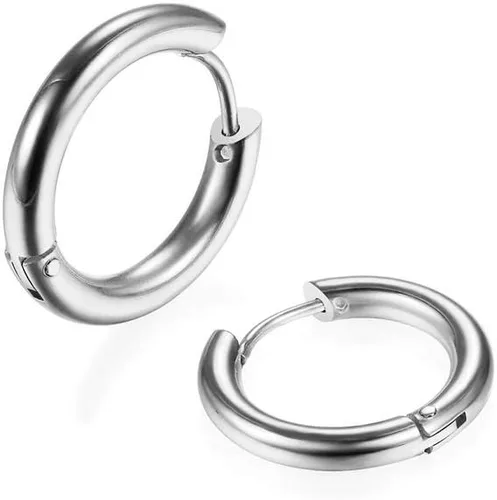 Aretes de acero inoxidable 316L, argollas de 1564, 516, 2564, 716, 1532 y 3564 pulgadas, arracadas hipoalergénicas, para el cartílago, hélix,