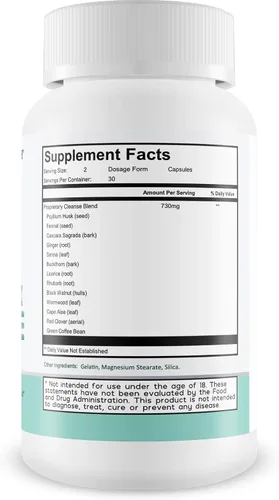 Miniatura 2 de Sebi Detox Cleanse - Apoyo avanzado de desintoxicación - Desintoxicación de todo el cuerpo comenzando con el intestino - Ayuda a eliminar toxinas