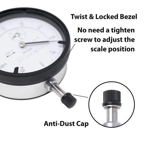 Miniatura 5 de Clockwise Tools Indicador de dial, DICR-0105 0-1 pulgada