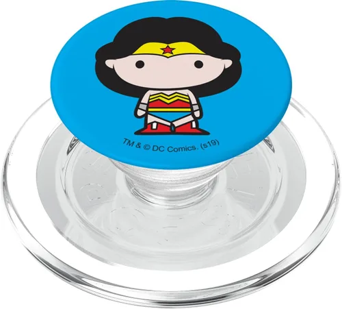 Wonder Woman Cute Chibi Character PopSockets MagSafe PopGrip para iPhone