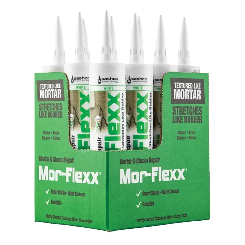 Miniatura 8 de Mor-Flexx - Calafateo texturizado, blanco, 10.5 onzas (paquete de 1)