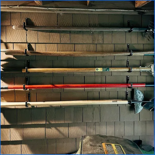 Miniatura 5 de Ganchos de almacenamiento de garaje, 16 piezas resistentes de montaje en pared J para herramientas, cable, cable de extensión (19G-3.3 pulgadas 16)