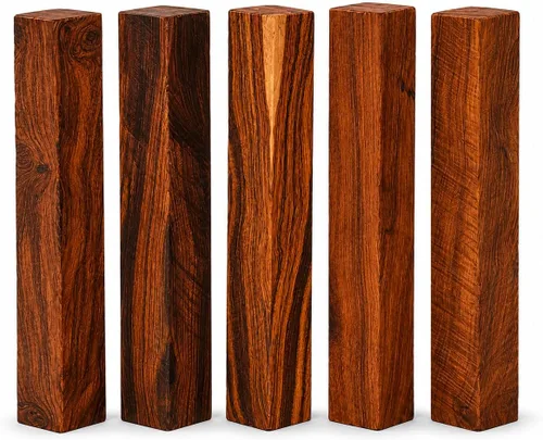 IECAP LLC Desert Ironwood - Juego de 5 unidades para bolígrafos de madera dura exótica para hacer bolígrafos y suministros de torneado de