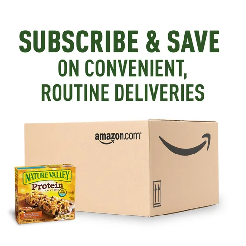 Miniatura 6 de Nature Valley, Barras de granola de almendras dulces y saladas, caja de 7.4 onzas (paquete de 4)