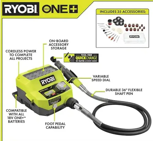Miniatura 2 de Ryobi Estación de herramientas rotativas de 18 V