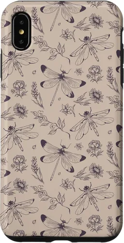 Miniatura 11 de Vintage Dragonfly Tan Sand Beige Wildflower Floral Flower Case for iPhone 16