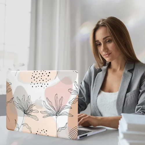Miniatura 7 de Funut Funda para MacBook Air de 13 pulgadas 2021 2020 2019 2018 lanzamiento M1 A2337 A2179 A1932 con Touch ID, funda rígida de plástico para MacBook