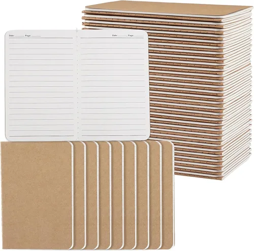Miniatura 9 de BESARME Paquete de 60 mini cuadernos a granel, cuaderno de bolsillo pequeño de papel en blanco, mini cuadernos de bocetos, cuadernos de notas