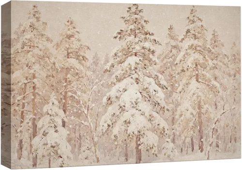 Miniatura 30 de wall26 Lienzo Impreso Arte de Pared Papá Noel Árbol de Navidad Chimenea Celebraciones y Fiestas Ilustración Decorativa Arte Moderno Escénico