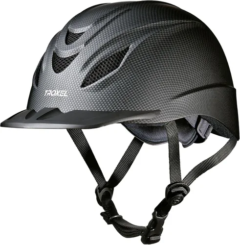 Miniatura 8 de Troxel Intrepid - Casco de equitación para caballos de silla, diseño ajustable de bajo perfil, equipo de seguridad para equitación Rosa Blush Duratec
