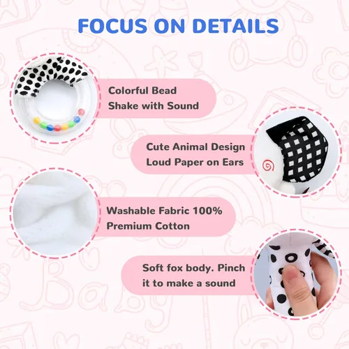 Miniatura 4 de Sonajeros para bebés 0-6 meses, juguetes para recién nacidos, juguetes para bebés 0-3 meses, sonajeros para bebés 0-6 meses, juguetes para bebés 0-6