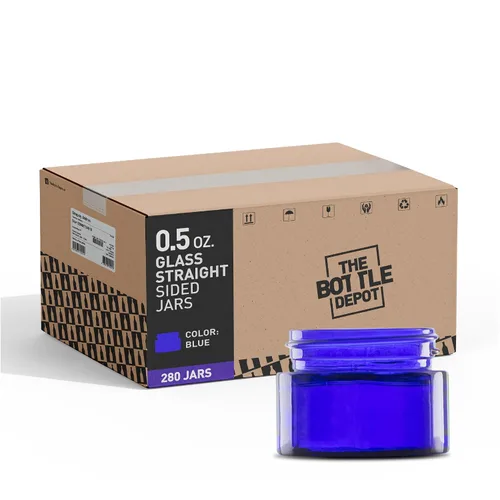 Miniatura 32 de The Bottle Depot - Tarro de vidrio de 4 oz (3.4 fl oz) - Ámbar transparente - 90 frascos - Cierres no incluidos - Acabado de cuello 58-400 - Tarros