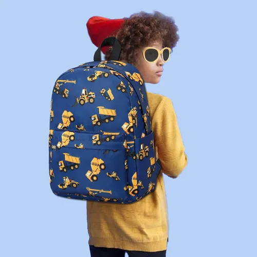 Miniatura 17 de CAMTOP - Conjunto de mochila y lonchera con estampados divertidos para niños de preescolar y primaria), Y0058-2