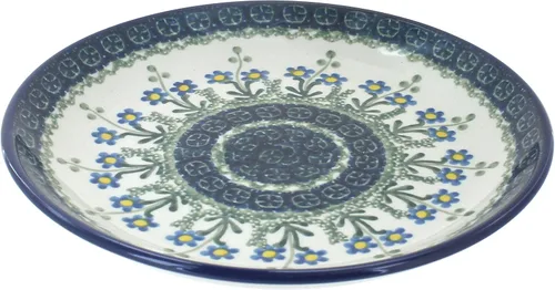 Miniatura 13 de Blue Rose - Plato de postre Blue Alyce - 7.75 pulgadas de diámetro - Hermoso plato para pasteles, aperitivos o aperitivos