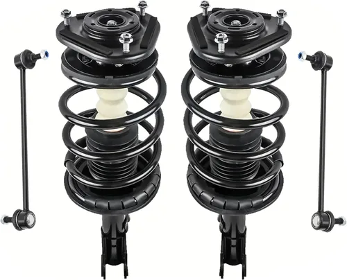 Miniatura 9 de MOSTPLUS Conjunto de amortiguadores delanteros completos 172689 172688 compatibles con Toyota Prius 2010-2015 1.8L amortiguadores de muelle