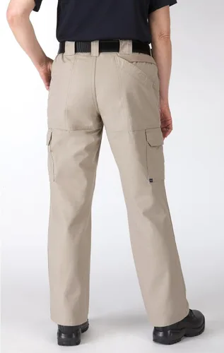 Miniatura 4 de 5.11 Tactical - Pantalones militares de trabajo para mujer, lona de algodón, cintura autoajustable, estilo 64358