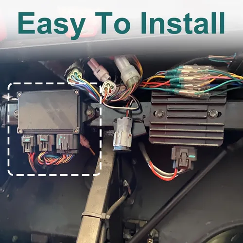 Miniatura 2 de QYMOTO Hisun Caja de fusibles OEM Relé central compatible con Hisun 400 500 700 UTV ATV, Axis 500 700, Co-Leman UT400 UT500 UT700, Massimo MSU500
