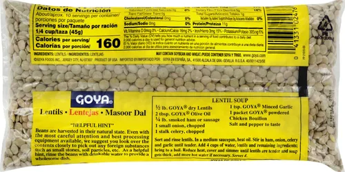 Miniatura 3 de Goya Lentejas de alimentos, secas, 16 onzas (paquete de 24)