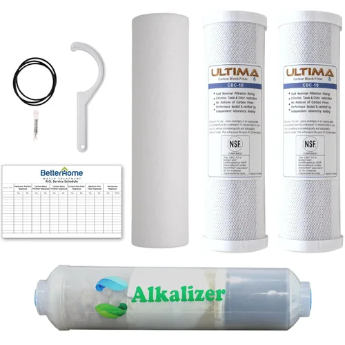 Miniatura 12 de Ultima 7/VII - Filtros de agua de ósmosis inversa de 5 etapas, cartuchos de repuesto para sistema de filtro de agua universal para debajo