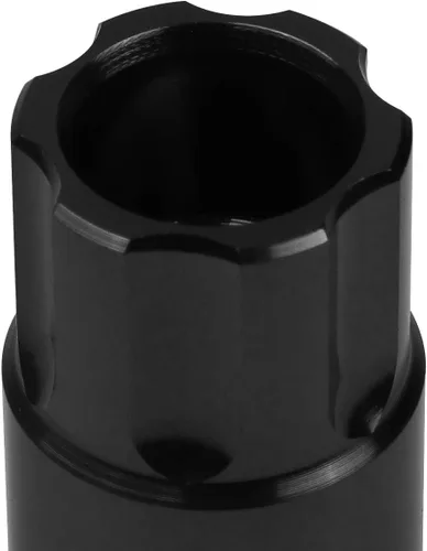Miniatura 5 de J2 Engineering - 20 tuercas de aluminio M12 x 1.25 7075-T6 de 1.969 in con llave de enchufe (negro)