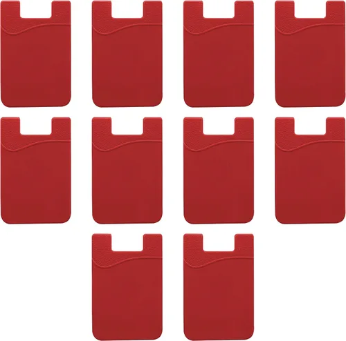 Miniatura 9 de DISCOUNT PROMOS Maya Basic - Juego de carteras de silicona para teléfono 10/50/100 - Texto personalizable, logotipo, adhesivo fuerte