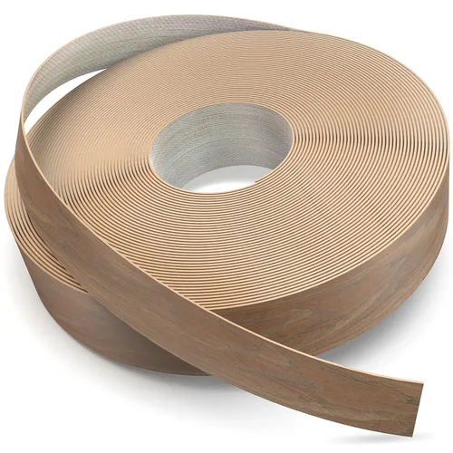 Miniatura 10 de YANYE Bandas de borde de abedul, rollo de 7/8 pulgadas x 250 pies de chapa de madera, bandas de borde de abedul Preglued, bandas de cinta