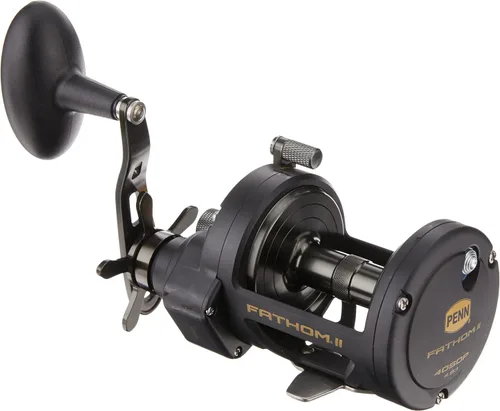 Miniatura 6 de Penn Fathom II Star Drag - Carrete de pesca convencional, oro negro, 25N