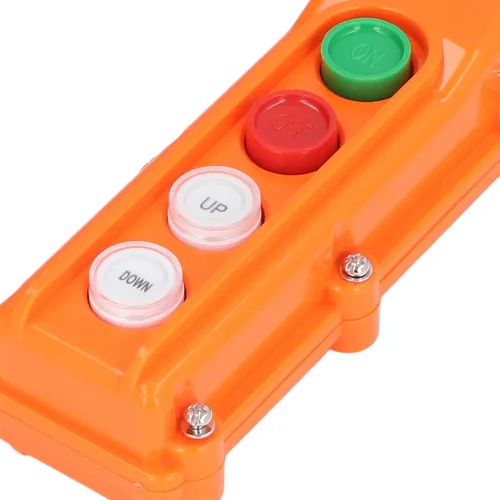 Miniatura 9 de COB-61A interruptor de botón de empuje de grúa Interruptor de control remoto de alzamiento a prueba de lluvia para grúas puertas traseras
