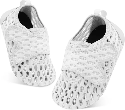 XIHALOOK Zapatos acuáticos para niños y niñas, de secado rápido, para la playa, natación, piscina, zapatos descalzos, calcetines acuáticos