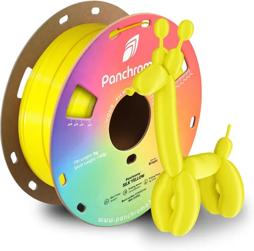 Miniatura 16 de Panchroma - Filamento de impresión 3D de ácido poliláctico (PLA) en degradado de Halloween, naranja, amarillo y magenta, 0.069 in, carrete de 2.2