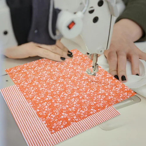 Miniatura 2 de 2 paquetes de tela de lino para ropa, tela de punto, manualidades de bricolaje, paquetes de cuartos gruesos de lino impresos, cuadrados de acolchado