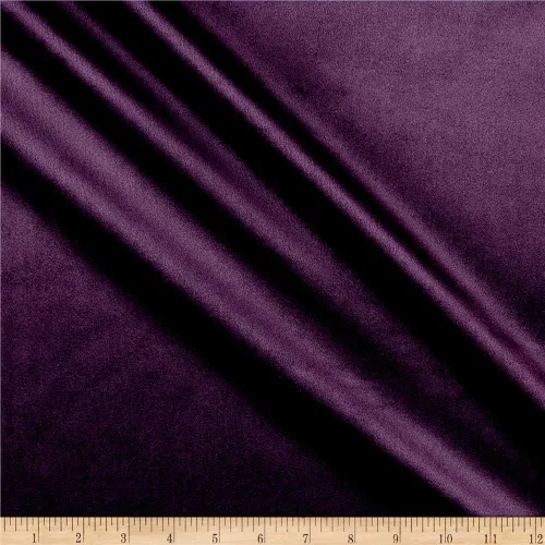 Miniatura 5 de Plush Darling Velvet Smoke, Fabric by the Yard Humo