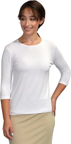 Miniatura 2 de Kosher Casual Camiseta modesta de capas con cuello redondo y manga 34 cerrada para mujer