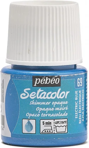 Miniatura 53 de Pebeo Setacolor - Pintura para tela (opaca, 45 ml), color dorado perla