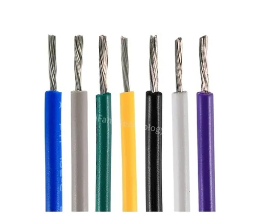 Miniatura 2 de Cable eléctrico de cobre Estañado de 32.8 ft, Cable Aislado de PVC, 14AWG, 16AWG, 18AWG, 20AWG, 22AWG, 24AWG, 26AWG, 28AWG, 30AWG, Blanco/Negro