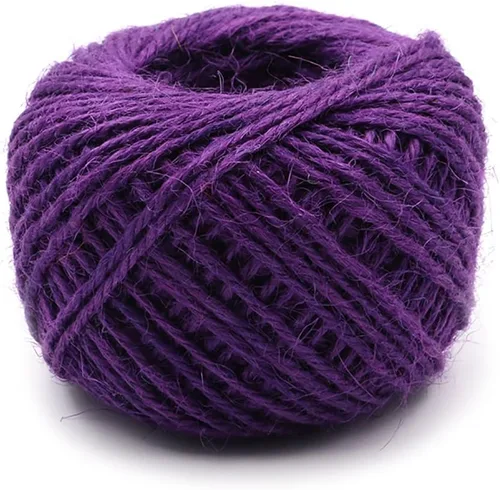 Miniatura 27 de Cuerda de yute verde de 54 yardas/rollo de 0.079 pulgadas, cuerda de cáñamo, cuerda gruesa fuerte, envoltura de cuerda gruesa, boda, manualidades