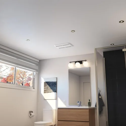 Miniatura 7 de Stelpro Calentador de Techo – 1000W / 120V – 9 5/8″ H × 13 1/2″ W – Modelo Elegante Montado en el Techo – Comodidad Silenciosa, Calor Rápido