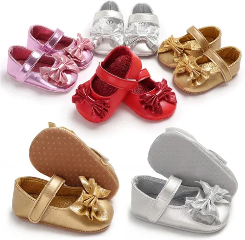 Miniatura 7 de Timatego Zapatos planos Mary Jane para bebé, suela suave, antideslizantes, para bebés, primeros pasos, boda, vestido de princesa, zapatos de cuna