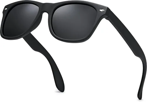 LEICO FASHION Gafas de sol polarizadas retro para niños y niñas de 3 a 12 años inastillables con protección UV para niños pequeños