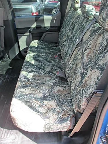 Miniatura 6 de Durafit Seat Covers, Juego de fundas de asiento delantero y trasero compatibles con Ford F150-F550 Super Crew 2019-2022 fabricado en tela