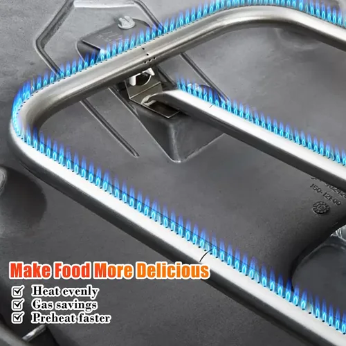 Miniatura 5 de Hisencn 65032 Tubo de quemador de parrilla para parrillas Weber Q3200, Q3000, Q320, Q300, 57060001, 404341, 586002, acero inoxidable 304, repuesto
