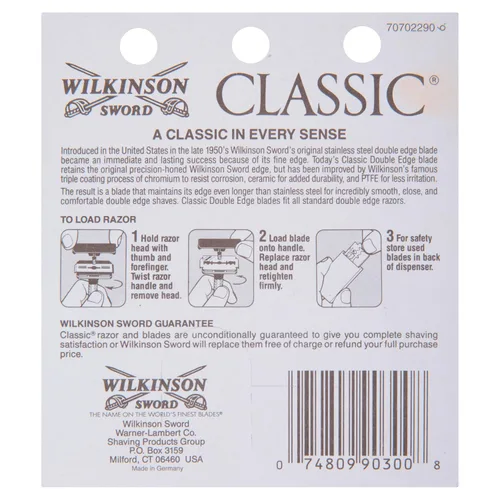 Miniatura 7 de Wilkinson Sword - Recambios de hoja de afeitar de doble filo para hombre, 5