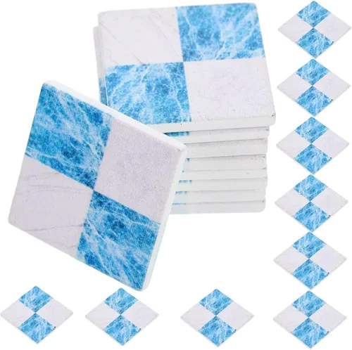 27 piezas de pisos en miniatura para decoración de casas pequeñas, azulejos de madera realistas para casa de muñecas, accesorios ligeros y