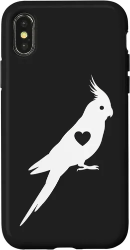 Miniatura 5 de Bird Cockatiel Heart Silhouette, Proud Bird Parent Case for iPhone XR