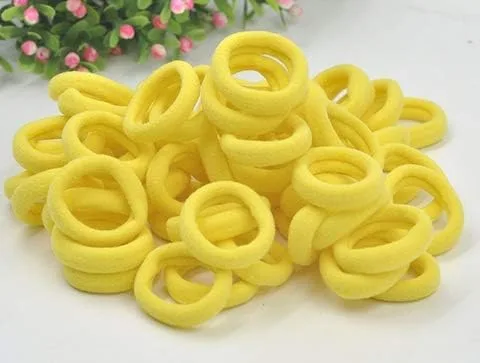 Miniatura 19 de Accesorios para el cabello para niñas y niños, bandas de goma para cola de caballo, bandas elásticas para el cabello (negro)